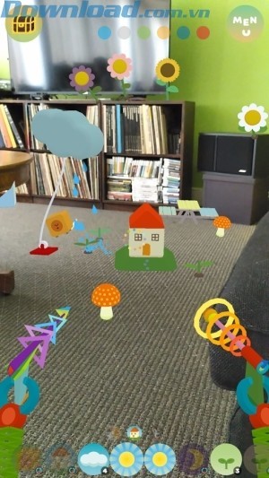 Môi trường sống động đầy màu sắc