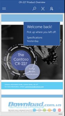 Hình ảnh ứng dụng trên điện thoại