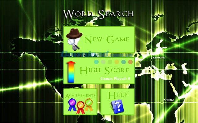 Giao diện game Word Search Absolute