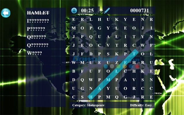 Giao diện kiểu chơi First Letter Only