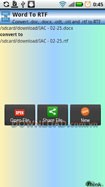 Word to RTF for Android - Convert Word to RTF