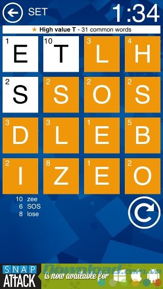 Nối chữ theo mọi chiều, hướng