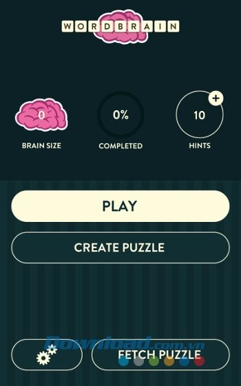 Giao diện game WordBrain