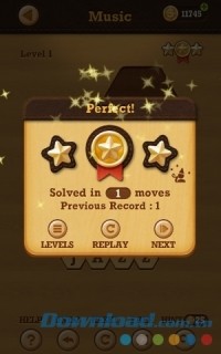 Bảng điểm hoàn thành cấp độ Words Crush: Hidden Themes! cho Android