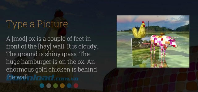 WordsEye chuyển từ ngữ thành hình ảnh 3D