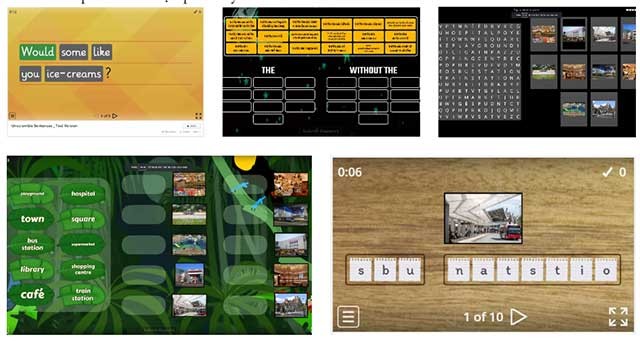 Một số bài tập tương tác có thể sử dụng trong lớp học online