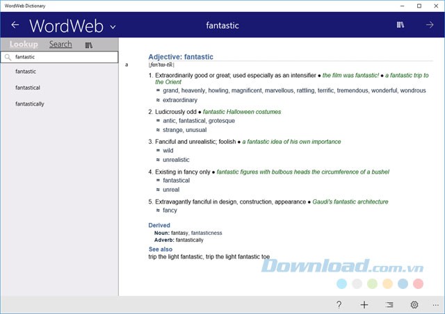 Từ điển WordWeb Dictionary