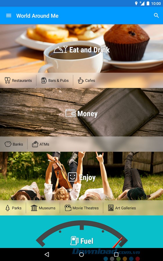Tìm kiếm nhiều địa điểm