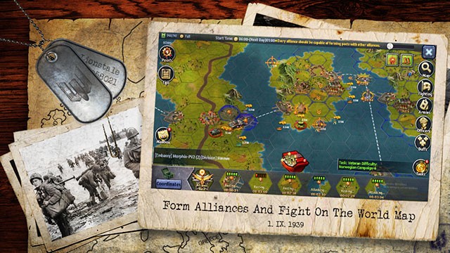 Hình thành các liên minh và chiến đấu trên chiến trường thế giới trong game World at Risk