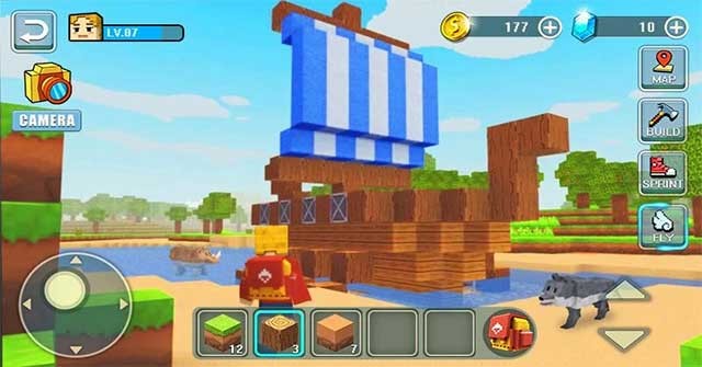 World Building Craft cho Android là game mô phỏng xây dựng giống Minecraft