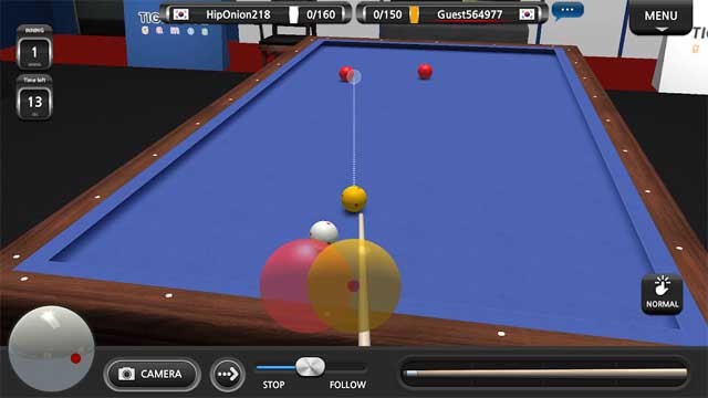 World Championship Billiards là game mô phỏng giải đấu bi-a chân thực
