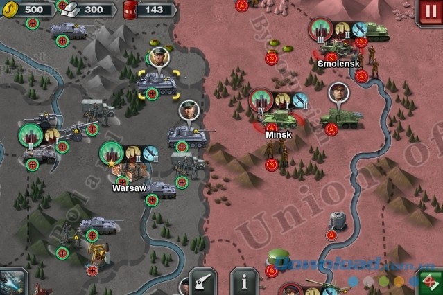 Tham gia cuộc chiến thế giới với vô số chiến dịch lớn nhỏ