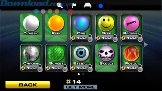 Nhiều loại bóng đẹp mắt