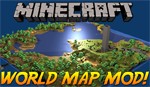 World Map Mod Minecraft: Khám phá bản đồ thế giới rộng lớn
