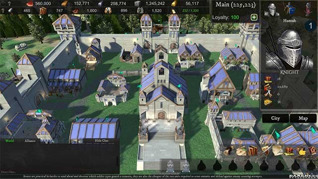 Có 20 thành phố nổi tiếng để người chơi chinh phục