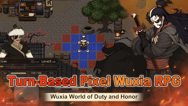 World of Kungfu: Dragon&Eagle là trò chơi võ thuật đồ họa pixel đánh theo lượt