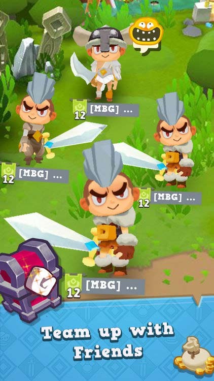 Lập team với bạn bè và người chơi khác