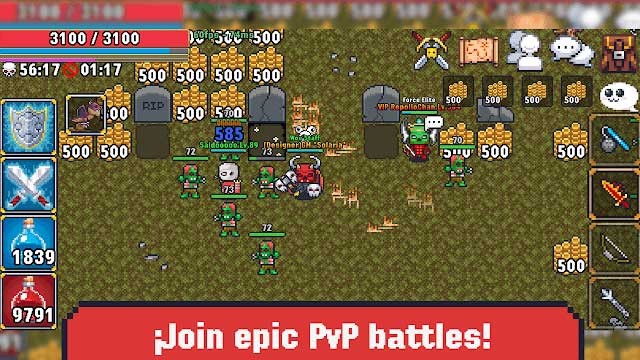 Tham gia các trận chiến PvP hoành tráng trong game World of Solaria - MMORPG