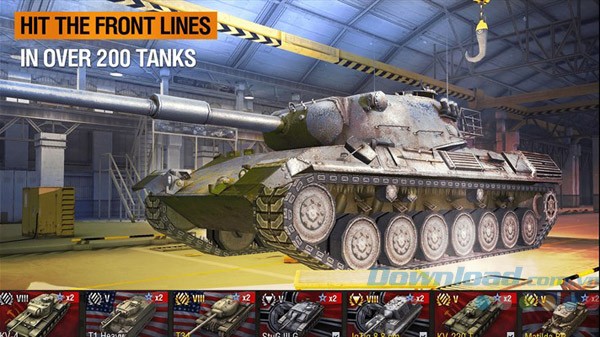 Xe tăng trong Wot Blitz cho Windows 10