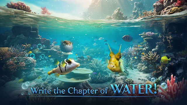 Viết lên huyền thoại của bạn ở thế giới dưới nước trong game World of Water