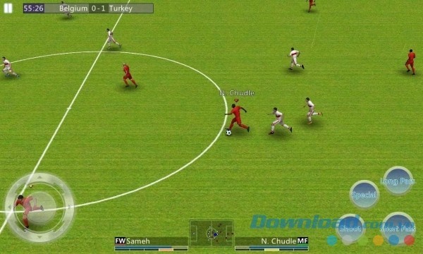 Thiết kế đồ họa tuyệt đẹp của World Soccer League cho Android