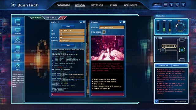 Đưa ra những lựa chọn mang tính cá nhân trong game World Wide Hack