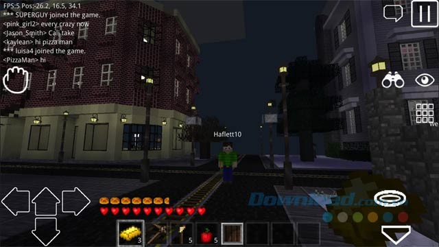 Tham gia thế giới với người chơi khác