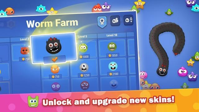 Mở khóa và nâng cấp các skin mới cho sâu của bạn