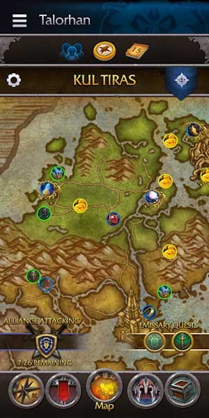 Theo dõi hoạt động của nhân vật trên bản đồ