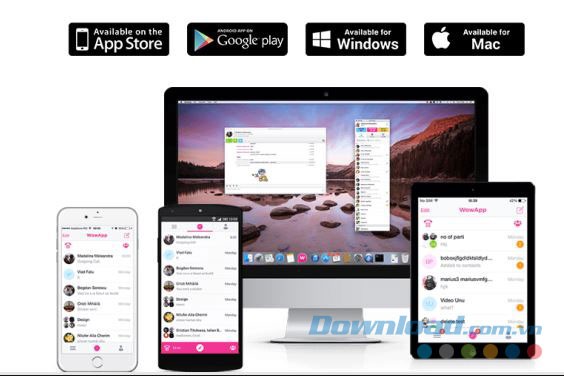 Ứng dụng chat đa nền tảng WowApp cho Mac