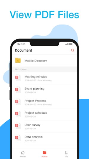 WPS PDF Pro giúp bạn tìm tất cả file PDF trên thiết bị