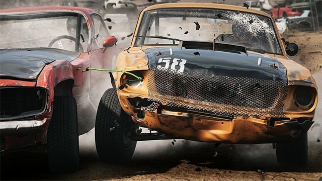 Những cú va chạm và phá hủy được lột tả chân thực trong game Wreckfest 2