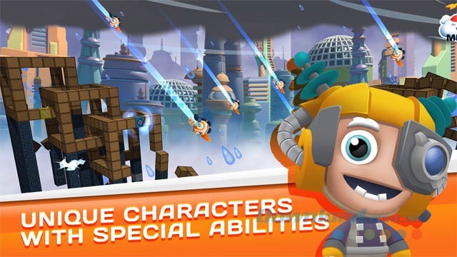 Các nhân vật độc đáo với bộ kỹ năng đặc biệt riêng