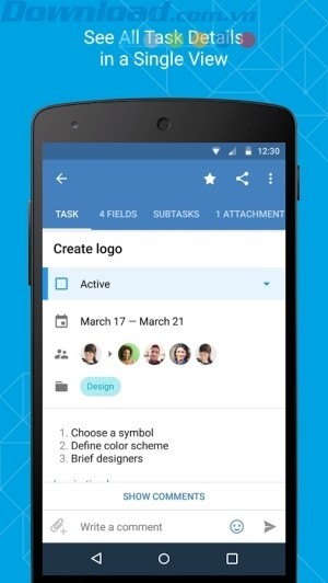 Xem chi tiết công việc