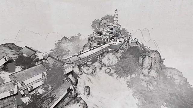 Game WuJiDaoRen sở hữu đồ họa đen trắng đơn giản với những nét vẽ tay tinh tế