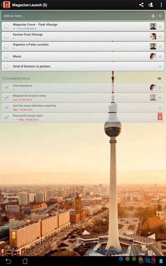 Wunderlist for Android