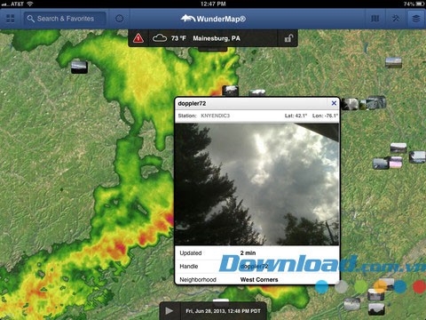 WunderMap for iPad