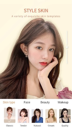 Nhiều template chỉnh da khác nhau