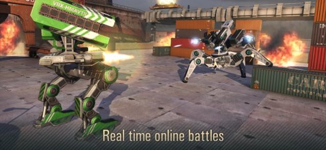 Tham gia các trận chiến robot online thời gian thực trong WWR: World of Warfare Robots