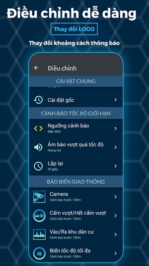 Điều chỉnh dễ dàng