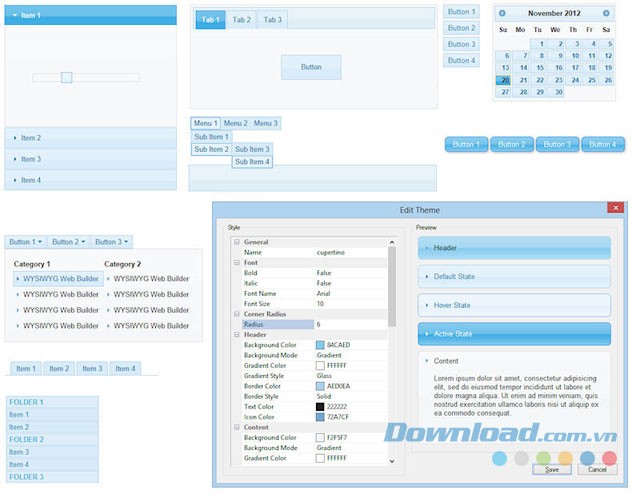 Tùy biến giao diện website