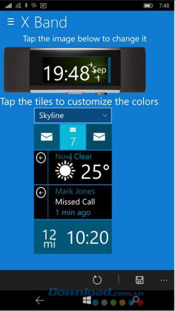 Chọn thay đổi màu sắc cho title