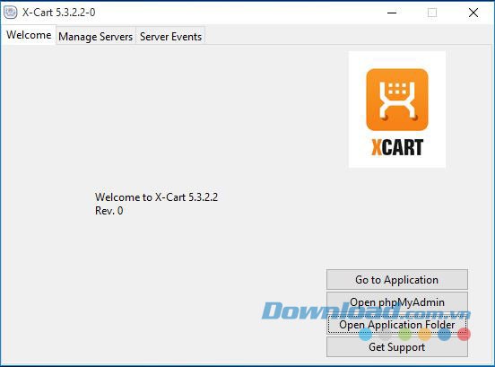 Sử dụng công cụ quản lý của ứng dụng thương mại điện tử X-Cart cho máy tính
