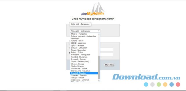 Lựa chọn ngôn ngữ phù hợp với nhu cầu sử dụng trong ứng dụng thương mại điện tử X-Cart cho máy tính