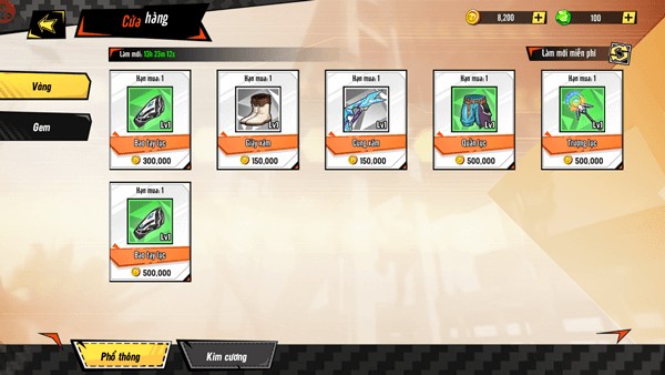 Tự do tùy biến trận hình đi kèm nhiều hiệu ứng PK