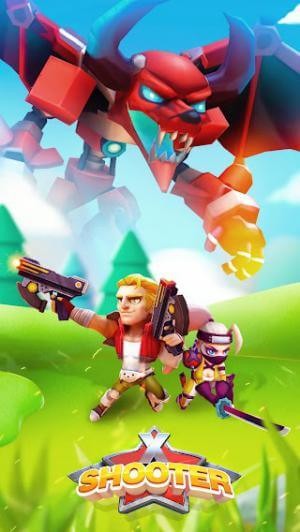 X SHOOTER cho bạn trải nghiệm các trận chiến bắn súng diệt robot thú vị