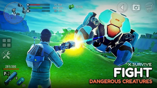 Chiến đấu với các sinh vật nguy hiểm trong hành trình sinh tồn trong game X Survive