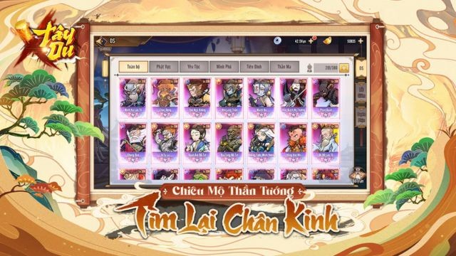 Chiêu mộ thần tướng, tìm lại chân kinh