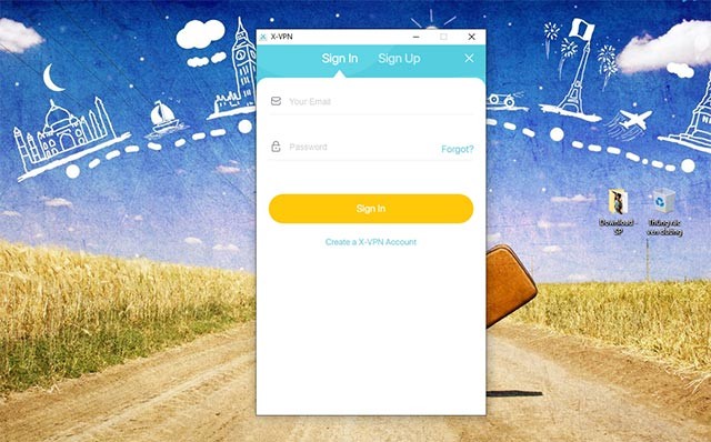 Đăng ký tài khoản X-VPN miễn phí