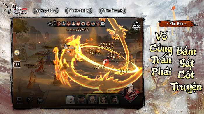 Game võ thuật Xạ Điêu Tam Khúc cho iPhone